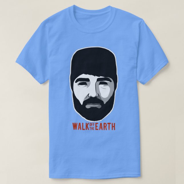 Camiseta Salir De La Tierra Hipster Beard Guy (Diseño del anverso)