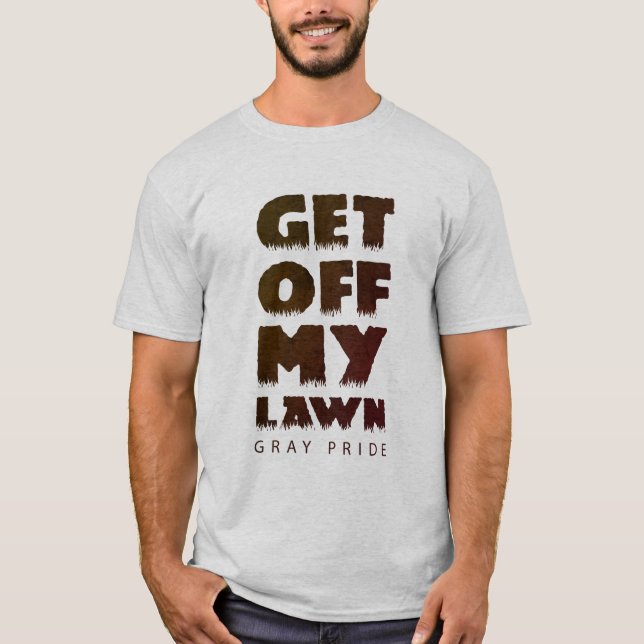 CAMISETA SALIR DE MI ORGULLO GRIS (Anverso)