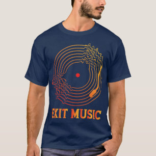 CAMISETA SALIR DE RADIOHEAD DE MÚSICA