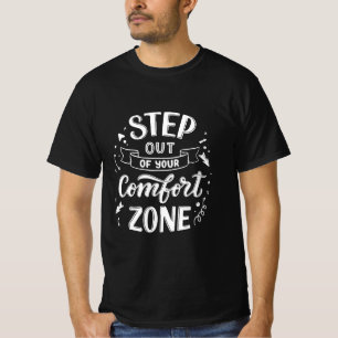 Camiseta salir de su zona de confort