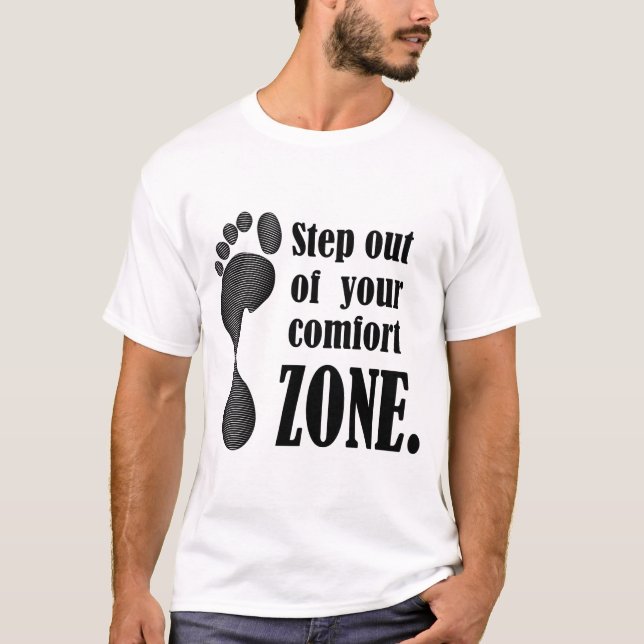 Camiseta Salir de tu zona de confort (Anverso)