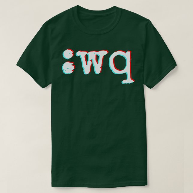 Camiseta Salir de vim wq programadores pro-Rótulo punta Fun (Diseño del anverso)