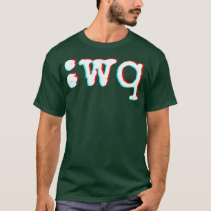 Camiseta Salir de vim wq programadores pro-Rótulo punta Fun