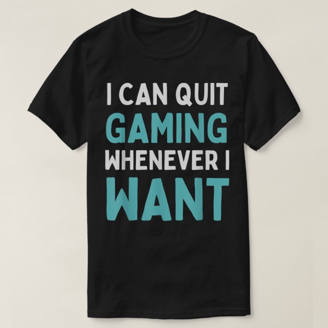 Camiseta Salir del juego cada vez que quiero un divertido v (Diseño del anverso)
