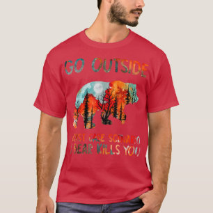 Camiseta Salir Del Peor Escenario Funda Un Oso Te Matará