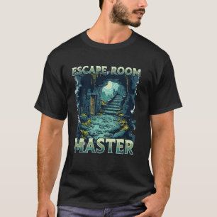 Camiseta Salir del rompecabezas Desafío Escape Room Master