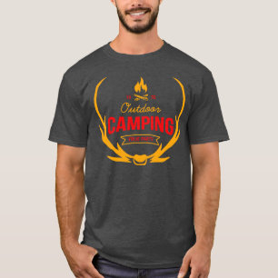 Camiseta salir o acampar
