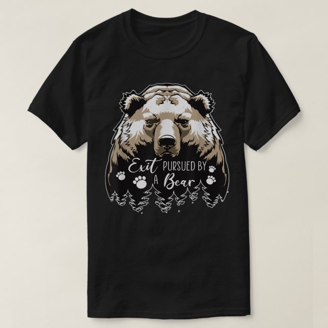 Camiseta Salir Perseguido Por Bear Png (Diseño del anverso)