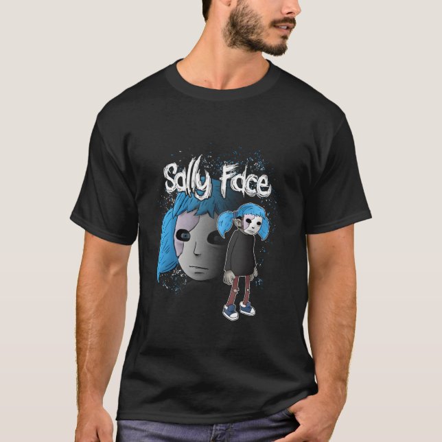 Camiseta Sally Face Detective Hero Character Pose (Anverso)