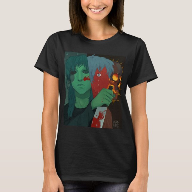 Camiseta Sally Face: pintura digital (Anverso)