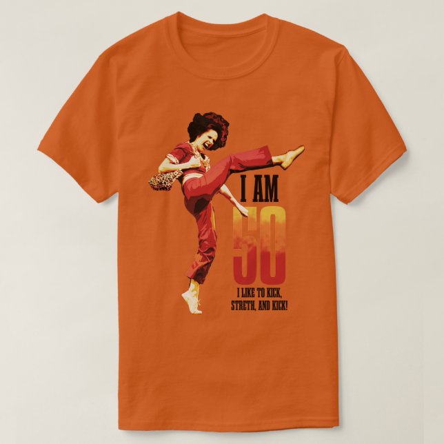 Camiseta sally omalley Im 50 me gusta patear la calle y pat (Diseño del anverso)