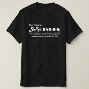 Camiseta Sally's Bar-B-Q Restaurant, Chicago, IL 1941-1976