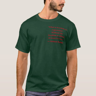 Camiseta Salman Rushdie Libertad de expresión