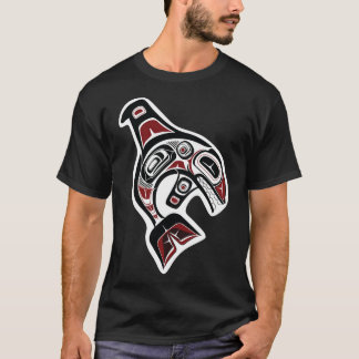 Camiseta Salmario nativo americano del noroeste de Orca del