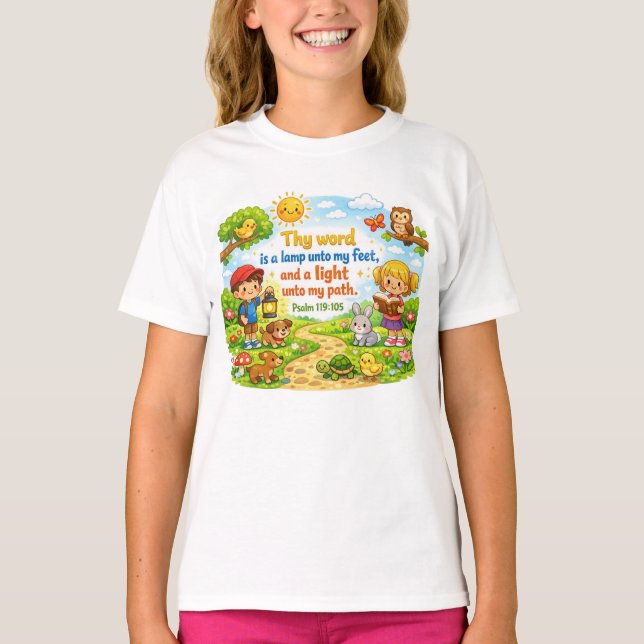Camiseta Salmo 119:105 (Anverso)