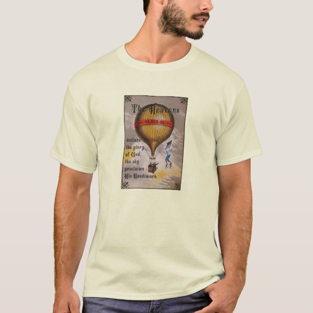 Camiseta Salmo 19 Globo de aire caliente (Anverso)