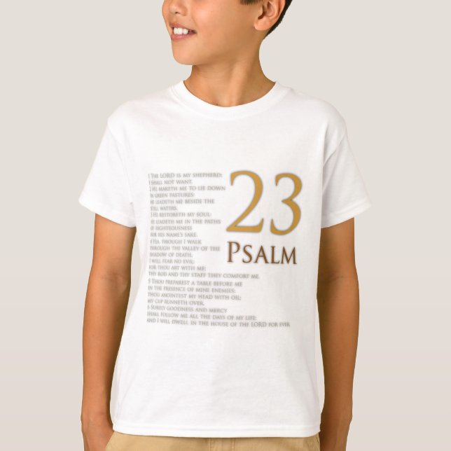CAMISETA SALMO 23 (Anverso)