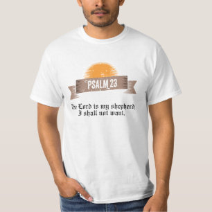 Camiseta Salmo 23 Cita Biblia