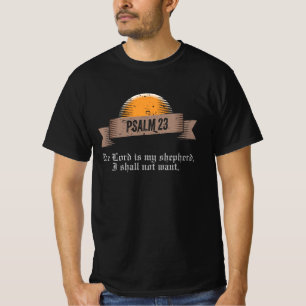 Camiseta Salmo 23 Cita Biblia