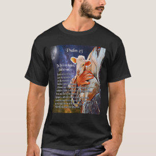 Camiseta Salmo 23 Escrituras Cristianas El Señor Es Mi Shep