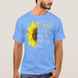 Camiseta Salmo 465 Dios está dentro de ella No fallará Sunf