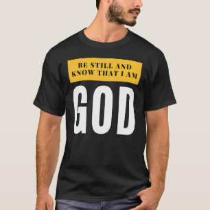 Camiseta Salmo 46 10 Cálmense y sepan que soy Dios Cristian