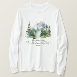Camiseta Salmo 61:2 Conduce a la montaña de las Escrituras