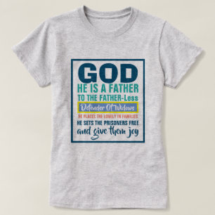 Camiseta Salmo 68:5-6 DIOS Es Padre De Los Padres