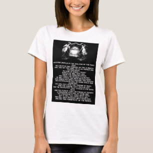 Camiseta salmo 91 cita la biblia ángeles Arte religioso