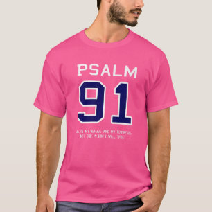 Camiseta Salmo 91 Él Es Mi Refugio Y Mi Fortaleza Christia
