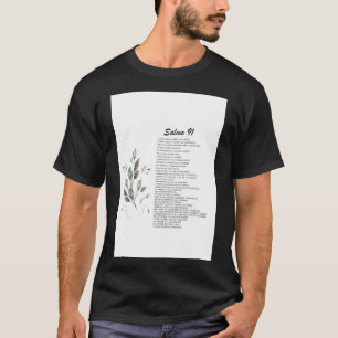 Camiseta Salmo 91, la Biblia española Verse 