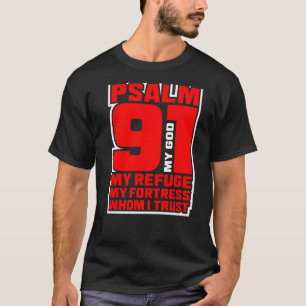 Camiseta Salmo 91 Mi Dios Refugio Mi Refugio En El Que Conf