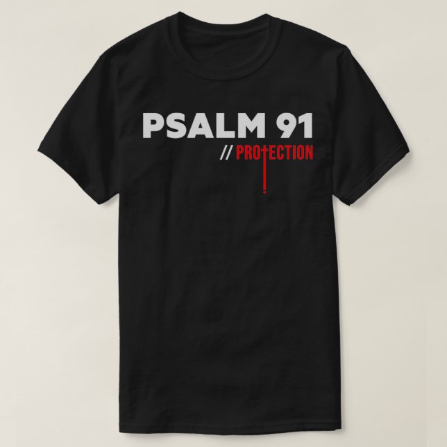 Camiseta Salmo 91 Protección (Diseño del anverso)
