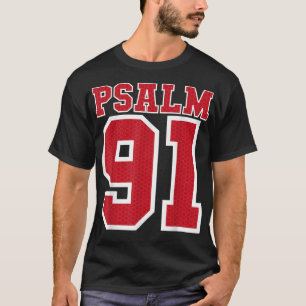 Camiseta Salmo 91 Versículo Bíblico Cristiano Mi Refugio Mi