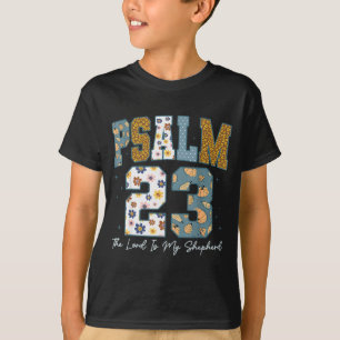 Camiseta Salmo Cristiano 23 Retro El Señor Es Mi Pastor B