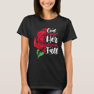 Camiseta Salmo cristiano 465 Dios está dentro de ella No