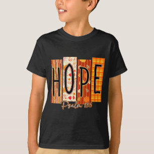Camiseta Salmo de esperanza 13_5 Versículo de la Biblia de 