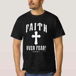Camiseta Salmo de fe sobre miedo 56:3