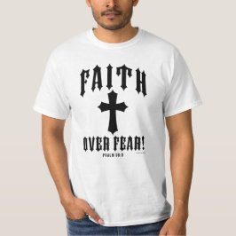 Camiseta Salmo de fe sobre miedo 56:3