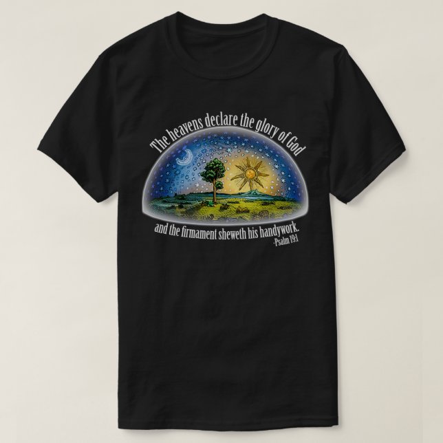 Camiseta Salmo plano de la Tierra 191 El Firmamento Negro (Diseño del anverso)