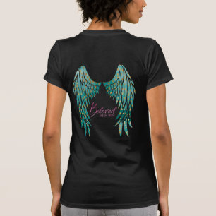 Camiseta Salmo renacido 91:11 Biblia de las Escrituras Ange