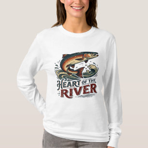 Camiseta Salmón Atlántico del Lago Ontario - Corazón del Rí