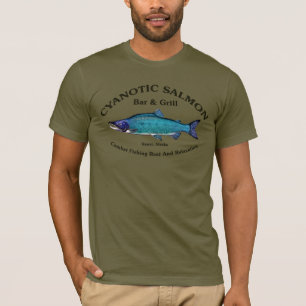 Camiseta Salmon Bar & Grill Cyanotic