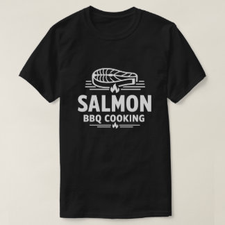 Camiseta Salmon BBQ Cocina Parrilla Mariscos