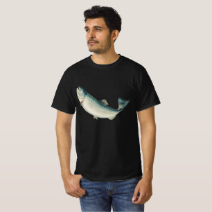 Camiseta Salmón de California por S.A. Kilbourne, pescado v