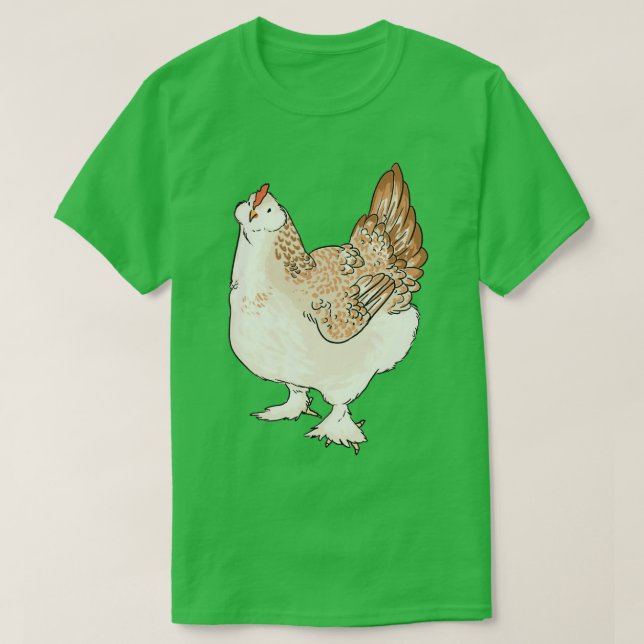 Camiseta Salmon Faverolle (Diseño del anverso)
