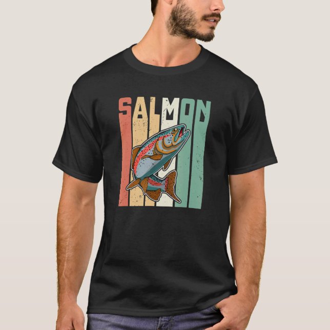 Camiseta Salmon Fish Fishing Holidays Scandinavia Norway (Anverso)