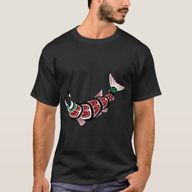 Camiseta Salmón Haida (Anverso)