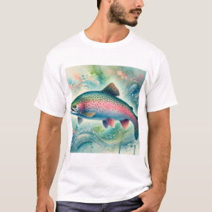 Camiseta Salmon in Light 110924AREF151 - Watercolor