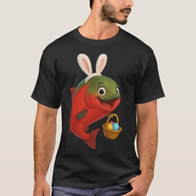 Camiseta Salmón Kokanee de Pascua (Anverso)